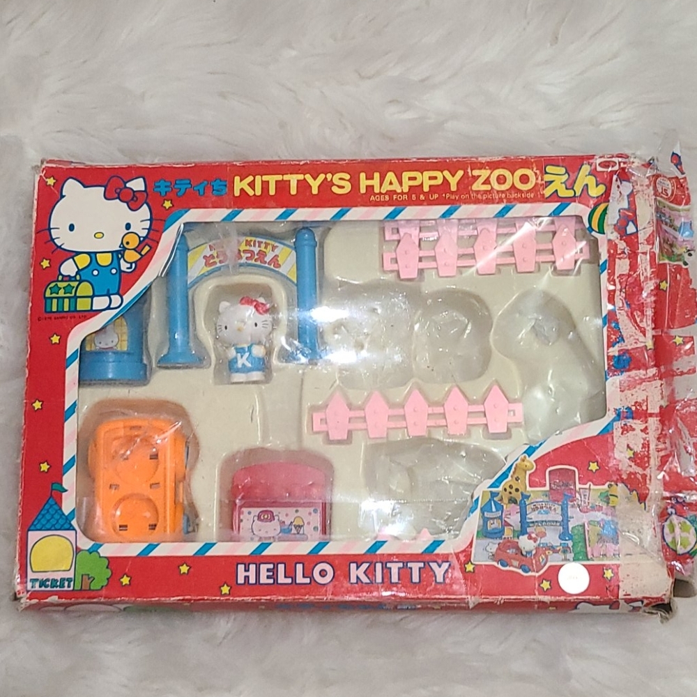 Vintage Sanrio Hello Kitty Happy Zoo Play Set - Picture 12 of 14